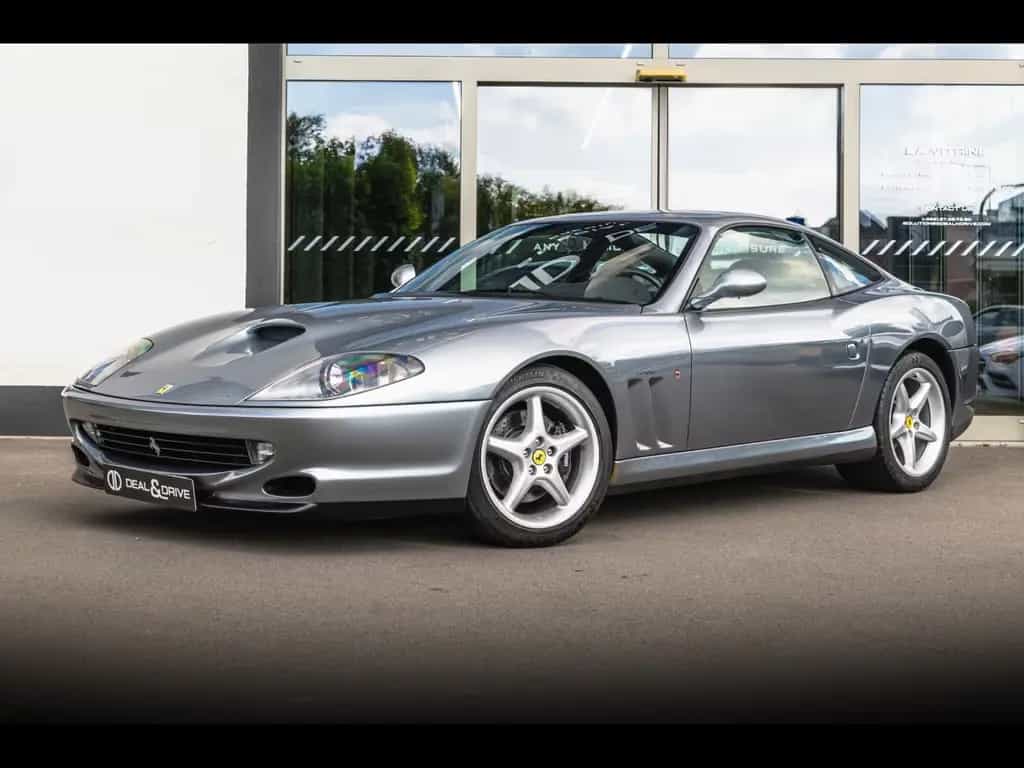 Ferrari 550 MARANELLO 5.5 V12 485°MANUAL°GRIGIO TITANIO 11/1998-photo-0