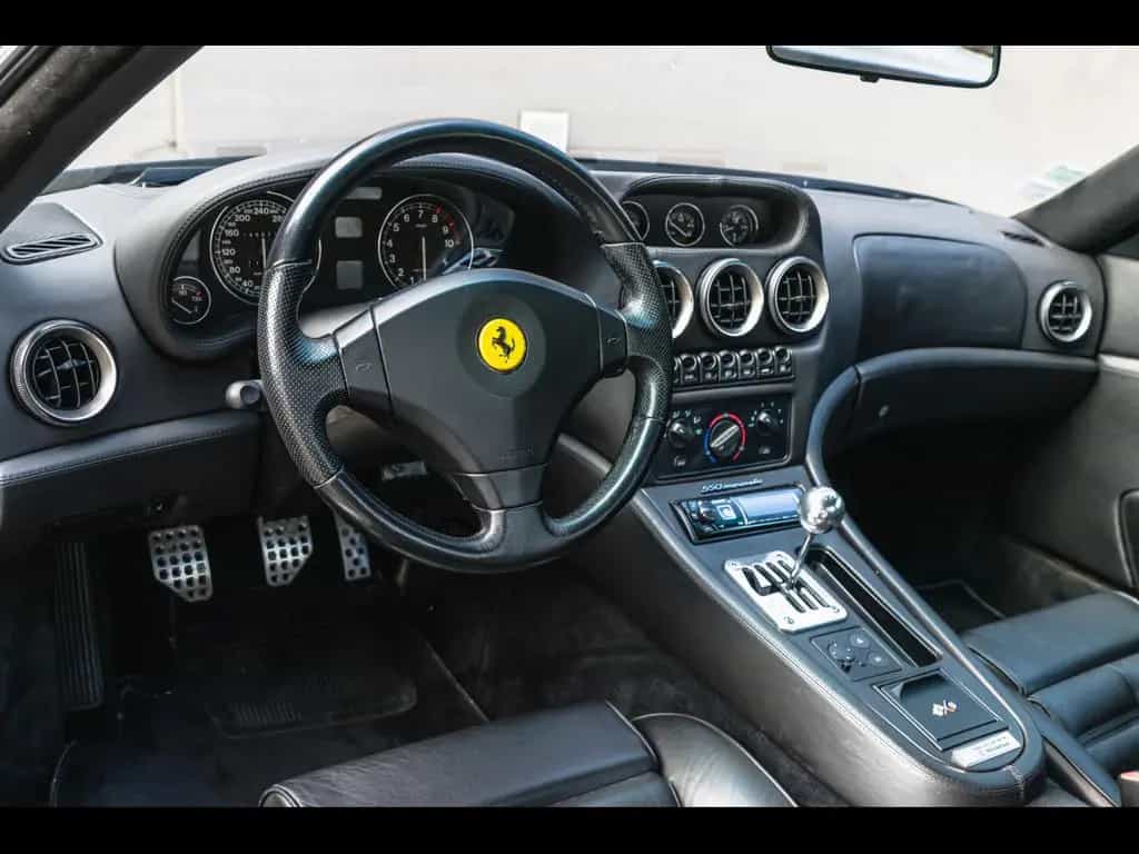 Ferrari 550 MARANELLO 5.5 V12 485°MANUAL°GRIGIO TITANIO 11/1998-photo-11