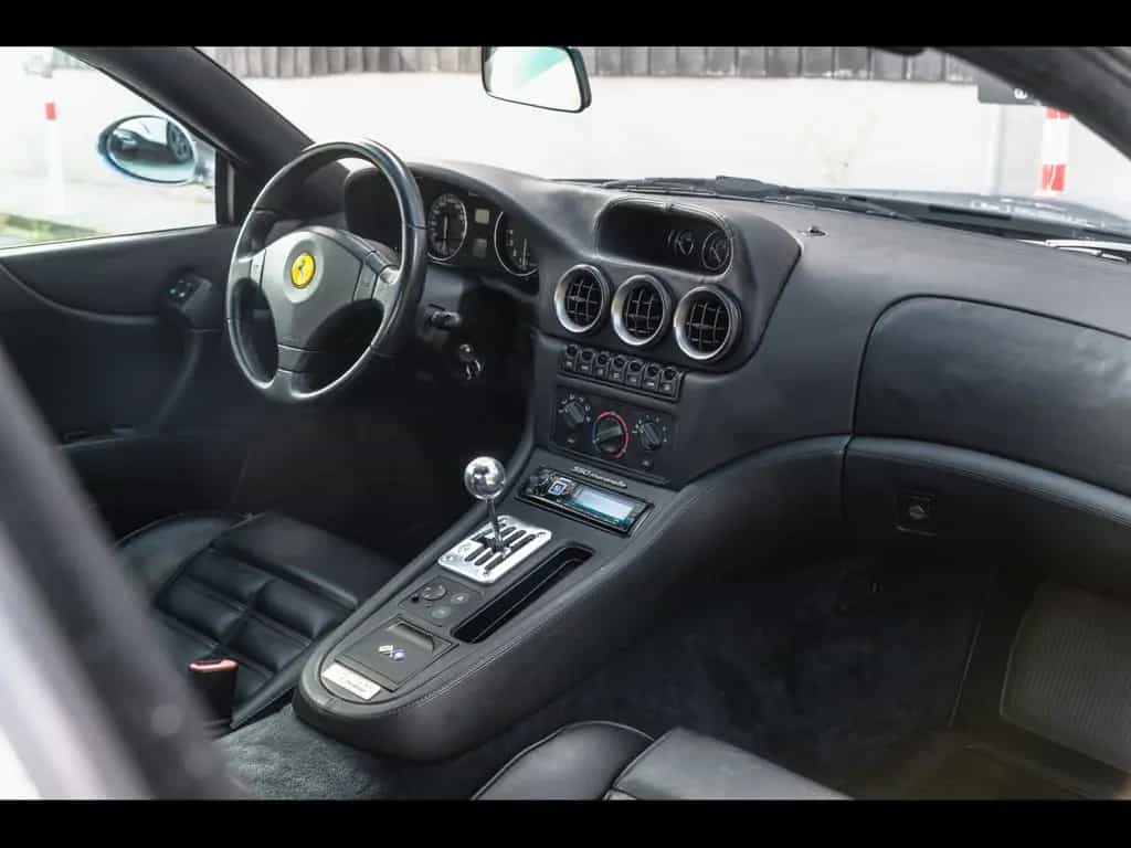 Ferrari 550 MARANELLO 5.5 V12 485°MANUAL°GRIGIO TITANIO 11/1998-photo-13