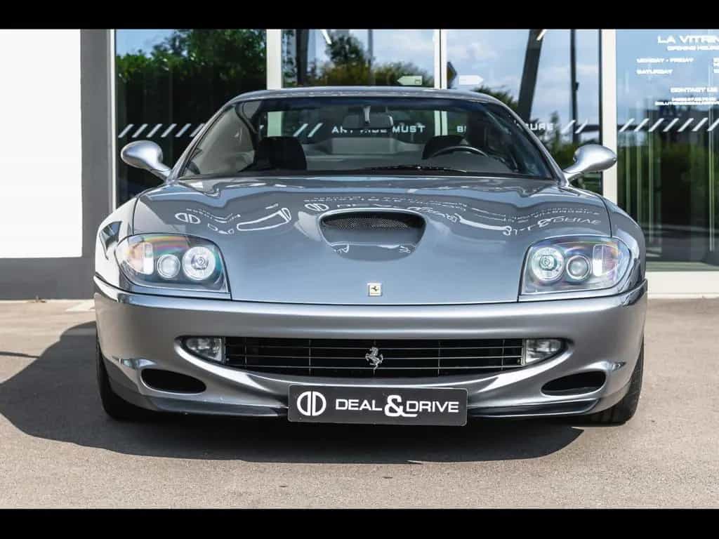 Ferrari 550 MARANELLO 5.5 V12 485°MANUAL°GRIGIO TITANIO 11/1998-photo-4
