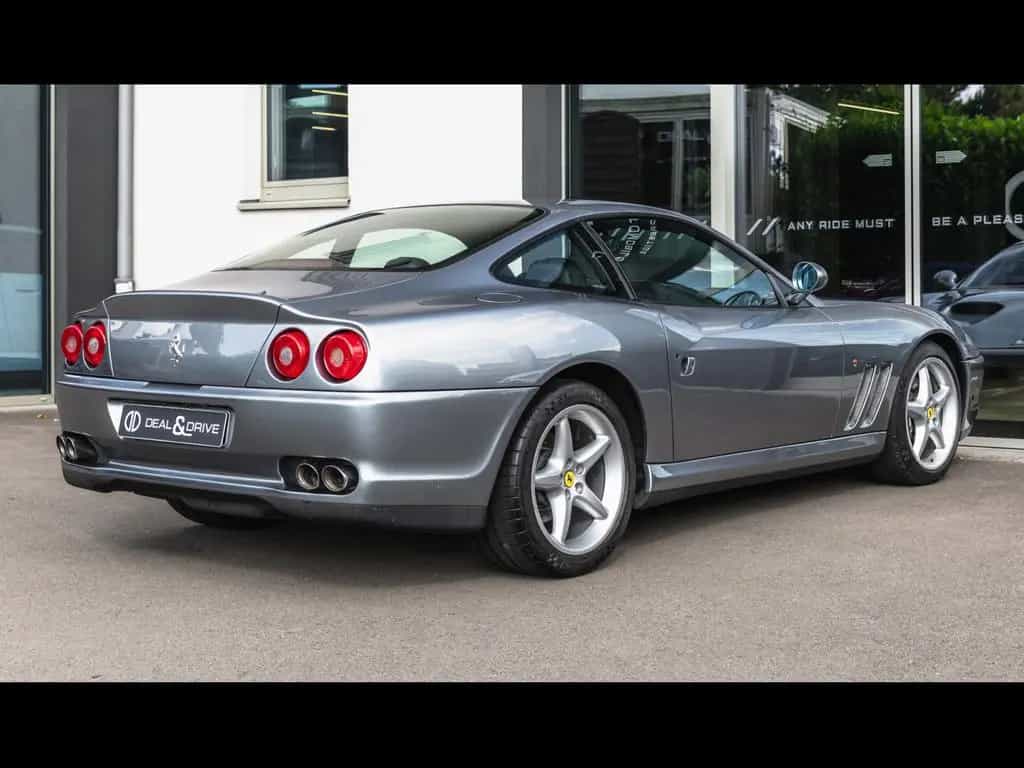 Ferrari 550 MARANELLO 5.5 V12 485°MANUAL°GRIGIO TITANIO 11/1998-photo-6