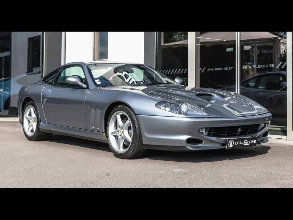 Ferrari 550 MARANELLO 5.5 V12 485°MANUAL°GRIGIO TITANIO 11/1998-photo-7