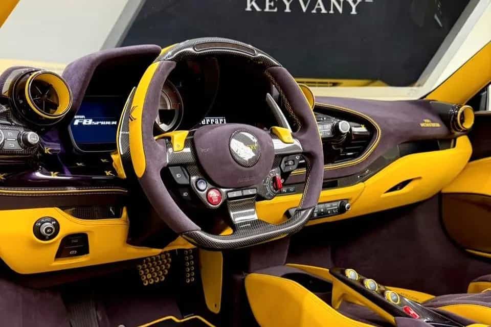 Ferrari F8 SPIDER/CARBON KEYVANY AMETHYST EDITION1OF1! 04/2023-photo-10