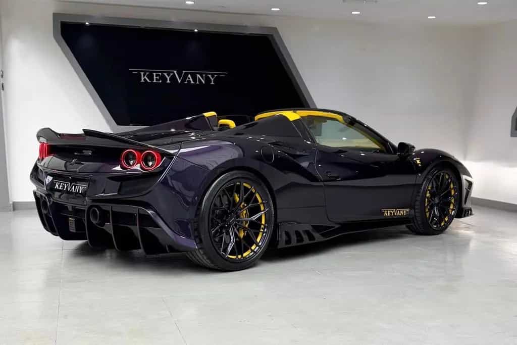 Ferrari F8 SPIDER/CARBON KEYVANY AMETHYST EDITION1OF1! 04/2023-photo-4