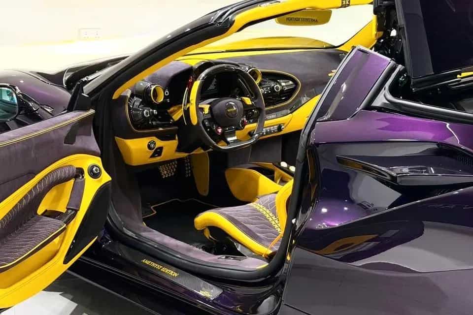 Ferrari F8 SPIDER/CARBON KEYVANY AMETHYST EDITION1OF1! 04/2023-photo-9