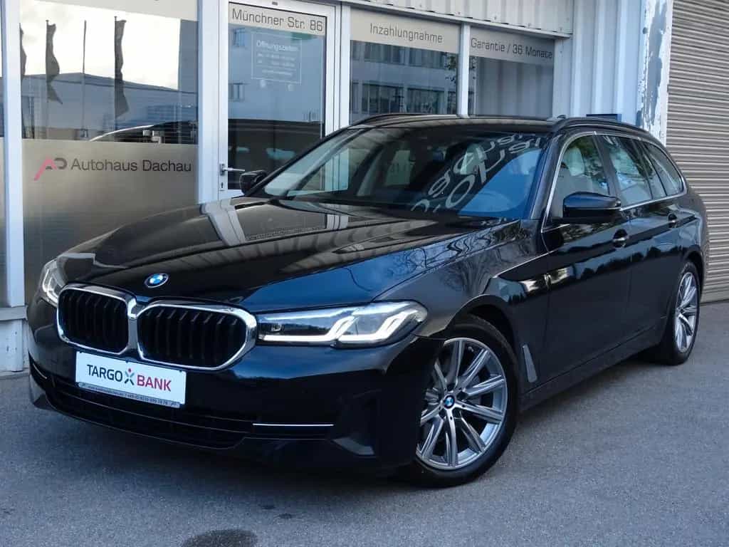BMW 5 Series 520d Touring Aut 18" Navi Leder LCPro Ad LED HUD 09/2022-photo-2