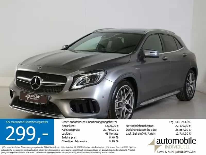 Mercedes-Benz GLA 45 AMG 4Matic Distronic Keyless go H&K 05/2018-photo-0