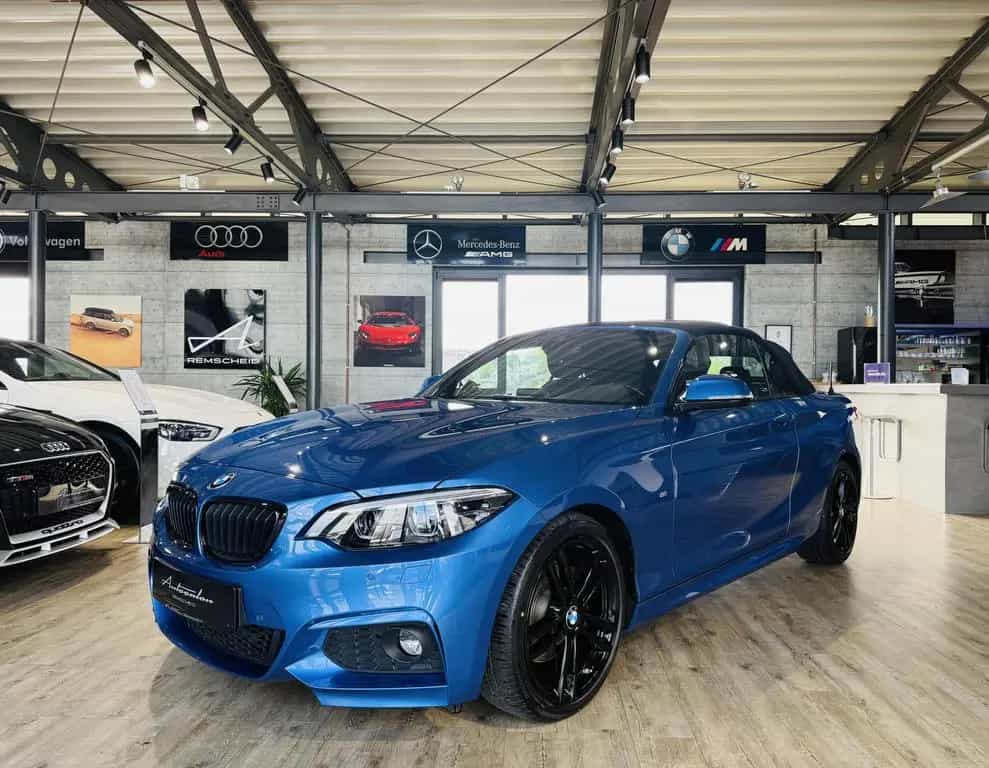 BMW 2 Series 220 i Cabrio M-Sport*LED*NAVI*2.HAND*18ZOLL 06/2019-photo-1
