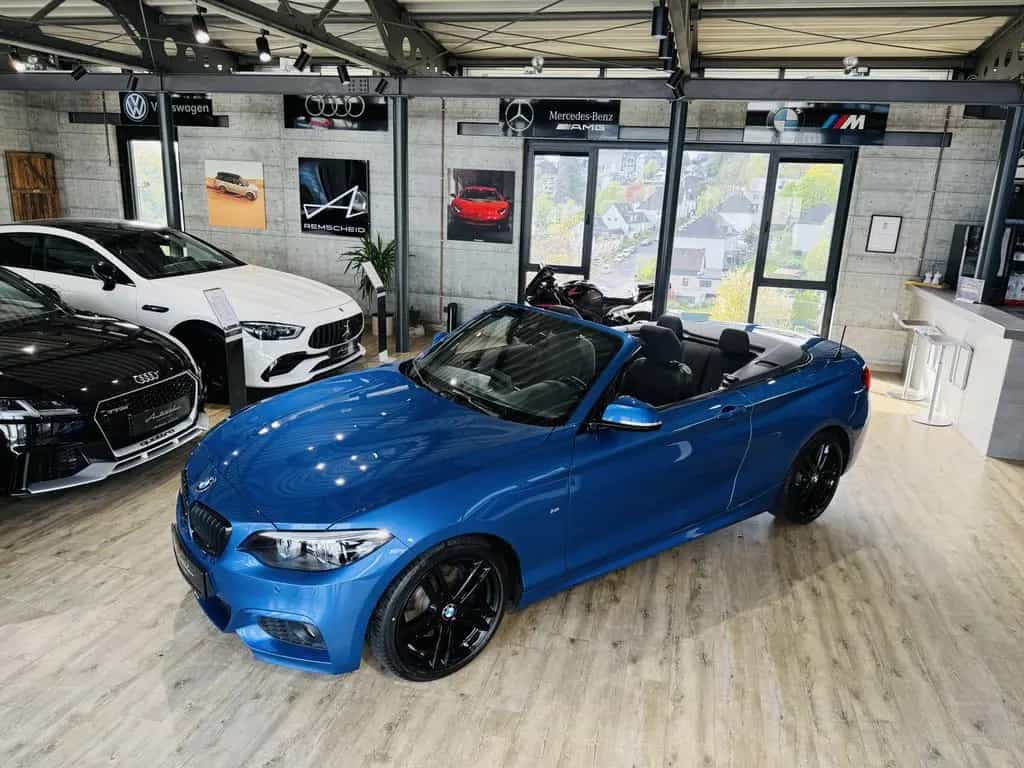 BMW 2 Series 220 i Cabrio M-Sport*LED*NAVI*2.HAND*18ZOLL 06/2019-photo-2