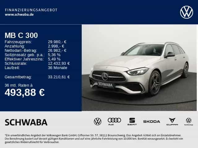 Mercedes-Benz C 300 d T AMG Line *AHK*LED*NAVI*R-KAM* 11/2021-photo-1