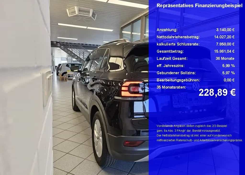 Volkswagen T-Cross Life App-Connect,LED,AHK,Klimaautomatik 11/2019-photo-4