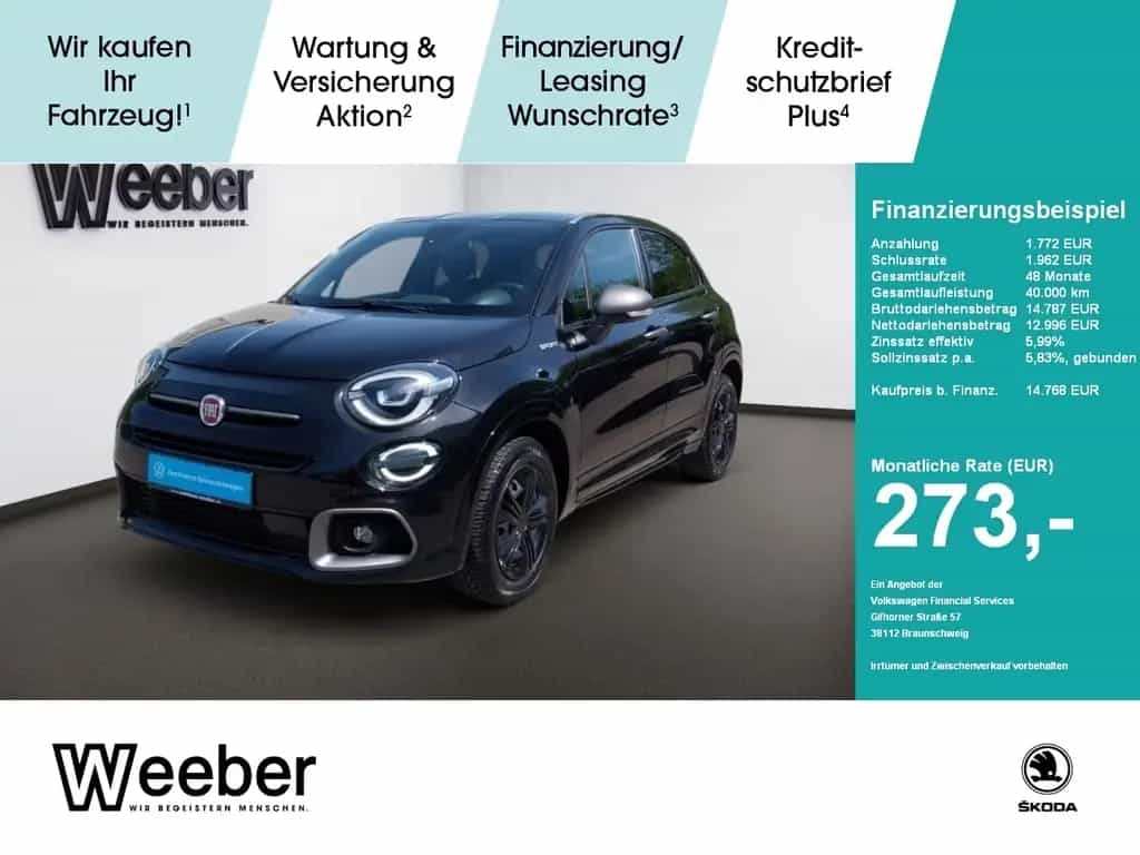 Fiat 500X Più Dolcevita Automatik *NAVI*LED*PDC*KAMER 09/2020-photo-0