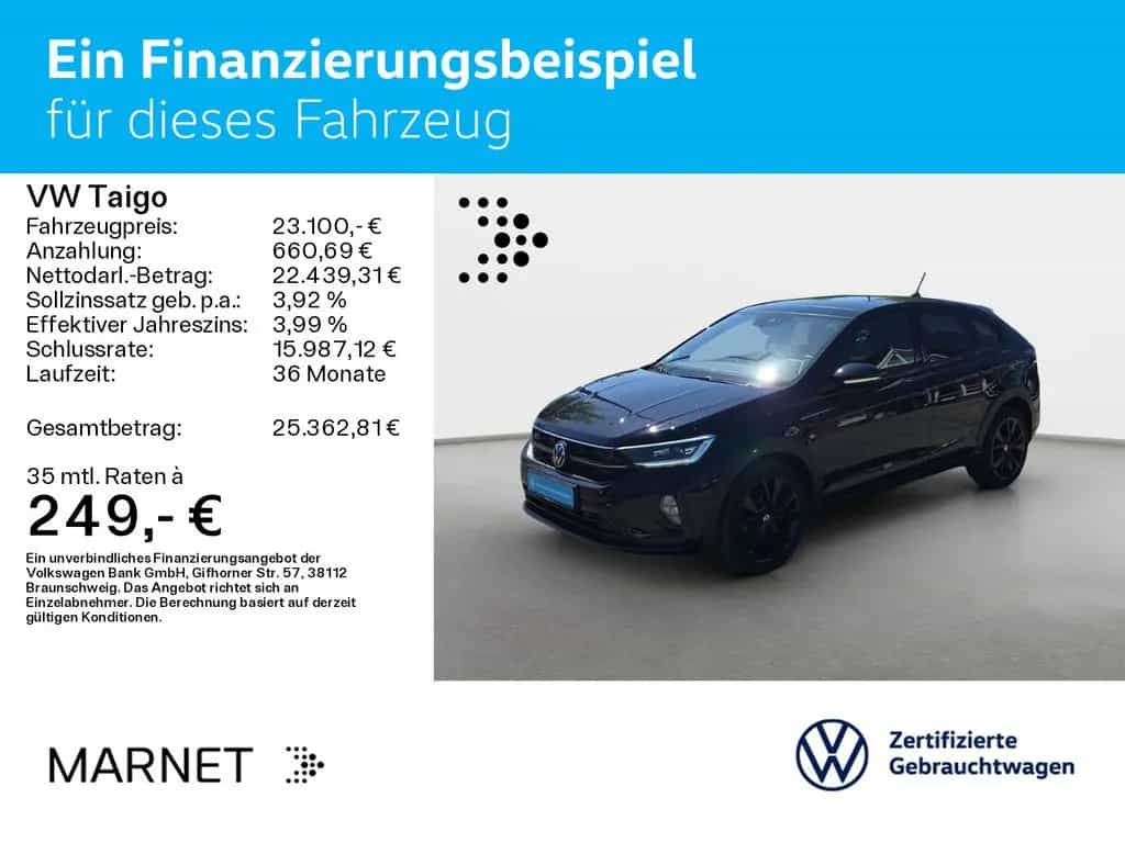 Volkswagen Taigo 1.5 TSI R-Line Black Style DSG Navi*AHK*Pa 04/2023-photo-1