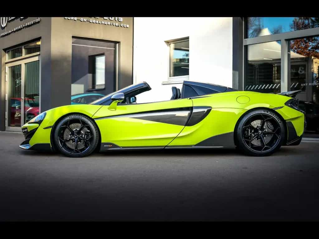 McLaren 600LT Spider 3.8 V8°PPF°LIME GREEN°FULL CARBON 01/2020-photo-1