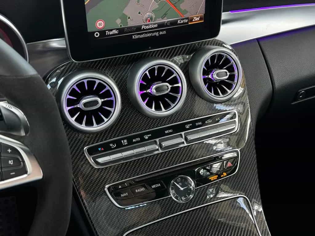 Mercedes-Benz C-Class 43 AMG Carbon Burmester Performance Sitze AGA 02/2017-photo-26