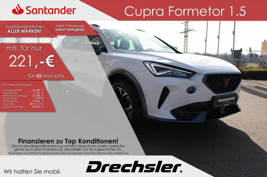Cupra Formentor 1.5 TSI DSG+ACC+RÜCKFAHRKAMERA+ APP-CO 03/2023-photo-3