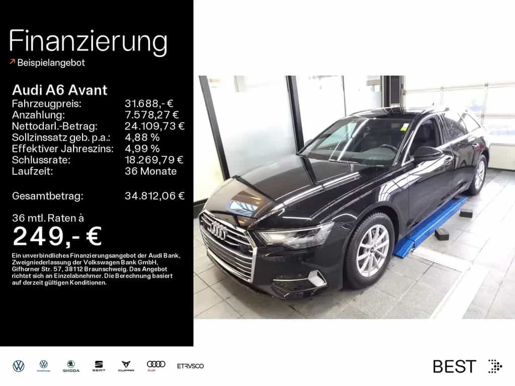 Audi A6 Avant sport 40 TDI qu. AHK, Pano, Tour, B&O 07/2022-photo-0