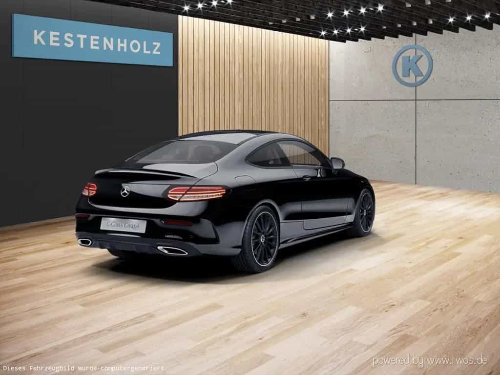 Mercedes-Benz C-Class 200 Coupé AMG*NIGHT*PANO*RFK*HEAD-UP*ASSISTENZ 09/2021-photo-2