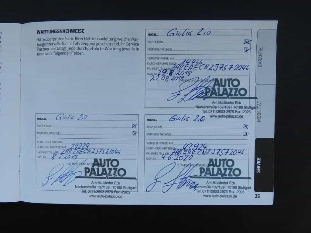Alfa Romeo Giulia Super 1.Hd*Bi-Xen*Navi*Standheiz.*SHZ*PDC 10/2017-photo-23