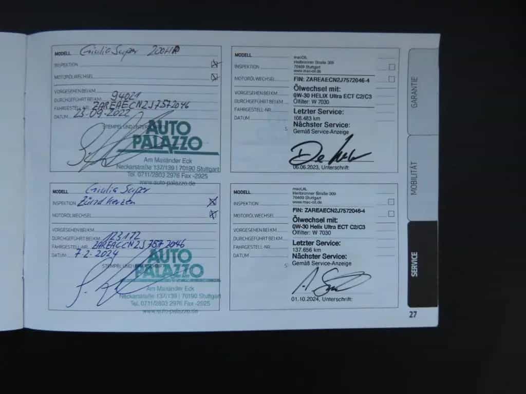 Alfa Romeo Giulia Super 1.Hd*Bi-Xen*Navi*Standheiz.*SHZ*PDC 10/2017-photo-25