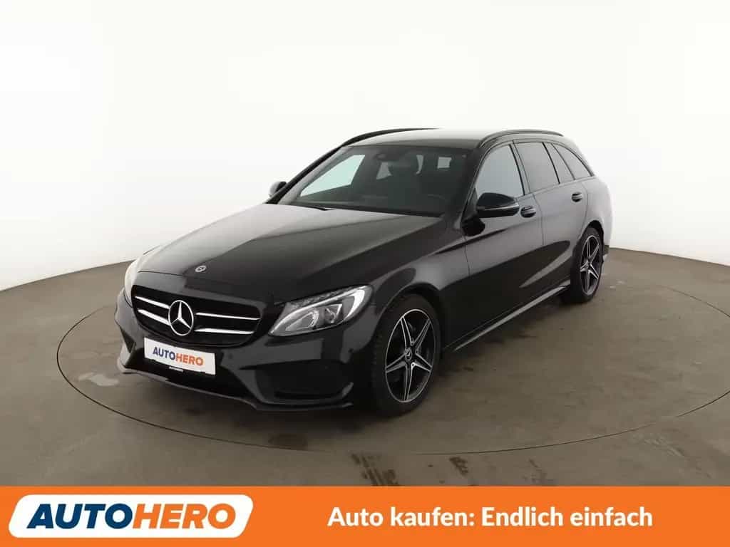 Mercedes-Benz C-Class 180 CGI T AMG Line*LED*NAVI*TEMPO*PDC*SHZ* 10/2017-photo-0