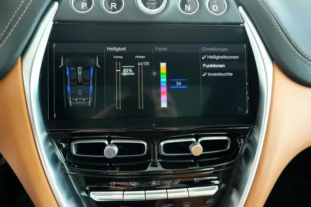 Aston Martin DBX 4.0 V8 Sitzbelüftung Bi-Color DeutschesFZ 09/2021-photo-16