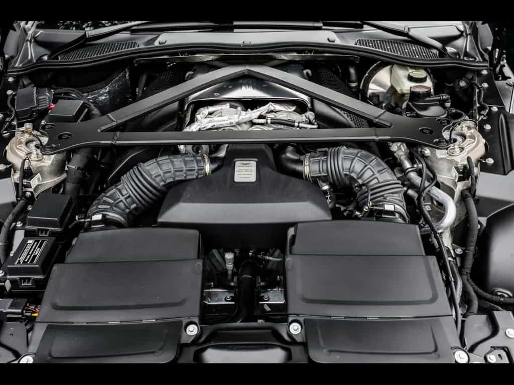 Aston Martin V8 VANTAGE COUPE°ONYX BLACK°DUOTONE°360°XPEL 03/2022-photo-22