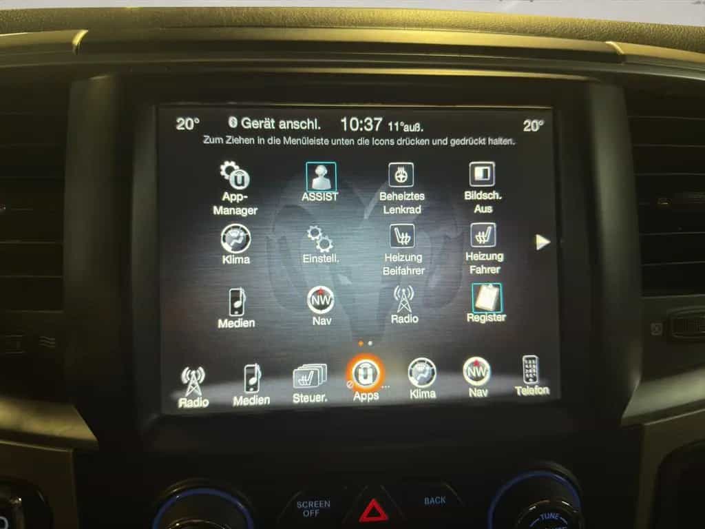 Dodge RAM 4X4 DOKA Leder/keyless/Kamera/AHK/FoliertGrü 02/2020-photo-16