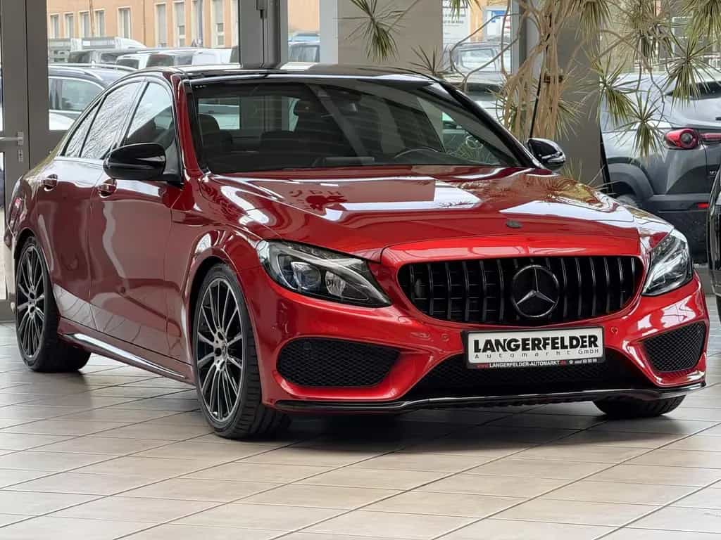 Mercedes-Benz C 250 C250 AMG Line*NAVI*Night*PANO*LEDER*BURM*LEDER* 06/2018-photo-0