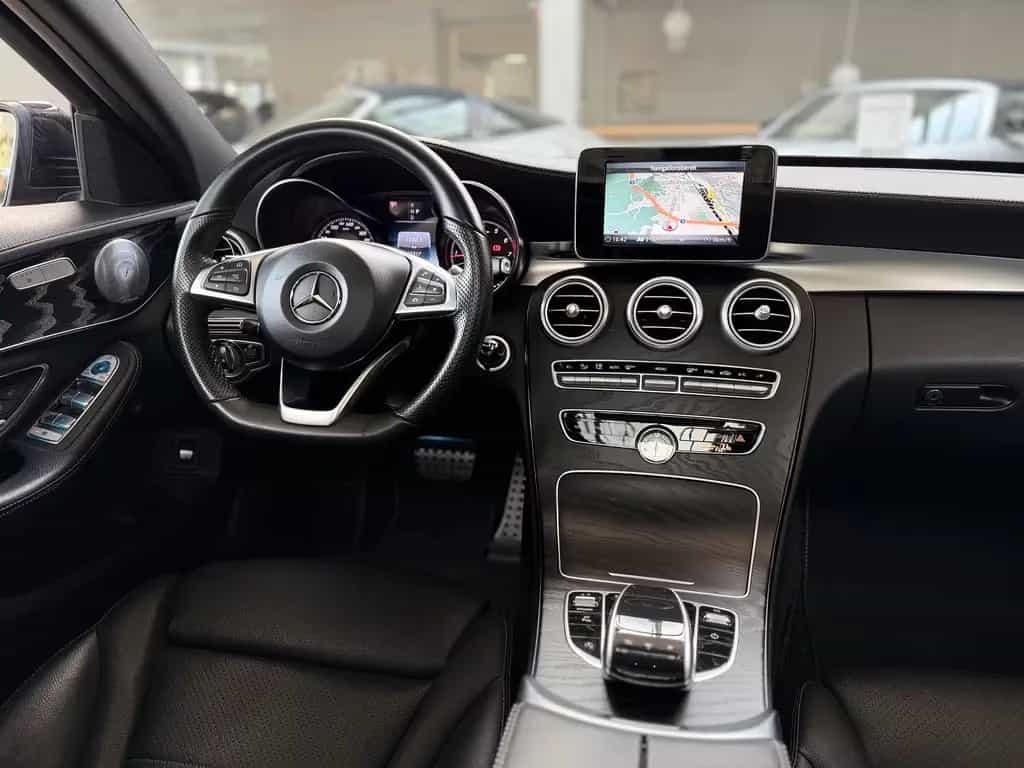 Mercedes-Benz C 250 C250 AMG Line*NAVI*Night*PANO*LEDER*BURM*LEDER* 06/2018-photo-10