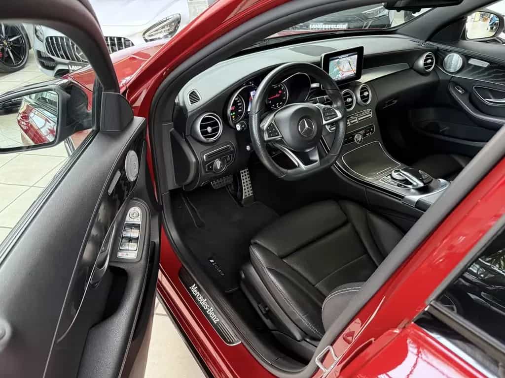 Mercedes-Benz C 250 C250 AMG Line*NAVI*Night*PANO*LEDER*BURM*LEDER* 06/2018-photo-11