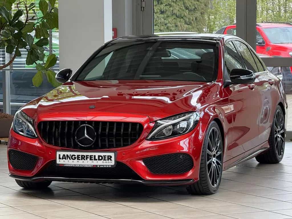 Mercedes-Benz C 250 C250 AMG Line*NAVI*Night*PANO*LEDER*BURM*LEDER* 06/2018-photo-6