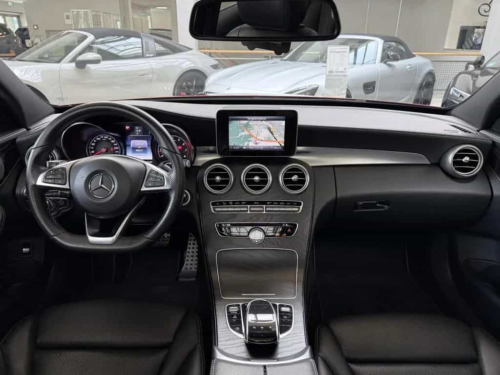 Mercedes-Benz C 250 C250 AMG Line*NAVI*Night*PANO*LEDER*BURM*LEDER* 06/2018-photo-9