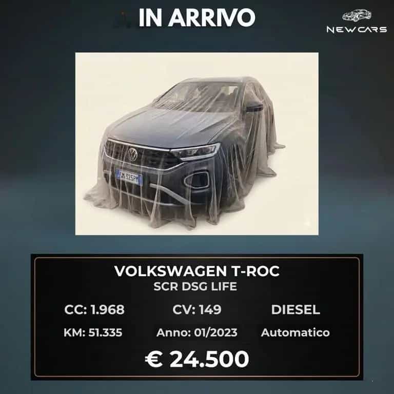 Other Volkswagen T-Roc 2.0 TDI SCR 150 CV DSG Life 01/2023-photo-0