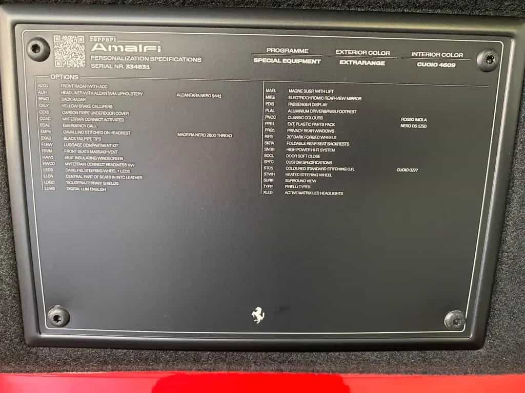 Ferrari Andere Amalfi * Rosso Imola* Lift*ACC*P.Display* 04/2026-photo-8