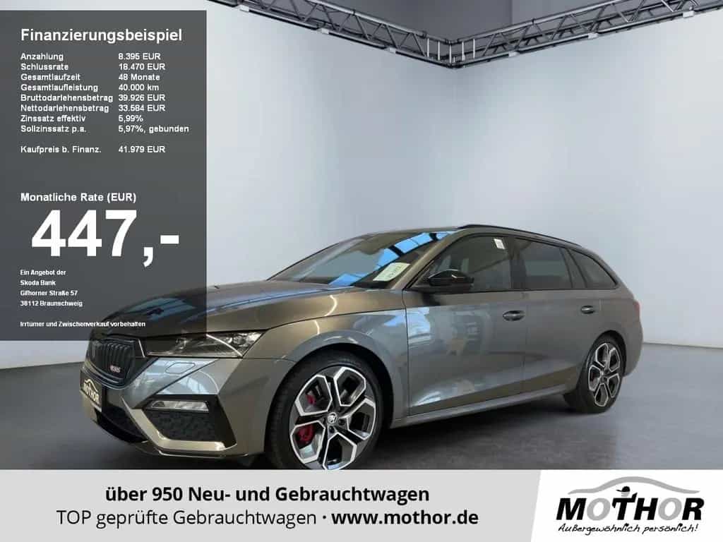 Skoda Octavia Combi RS 2.0 TSI DSG Standheizung MATRIX 02/2023-photo-0