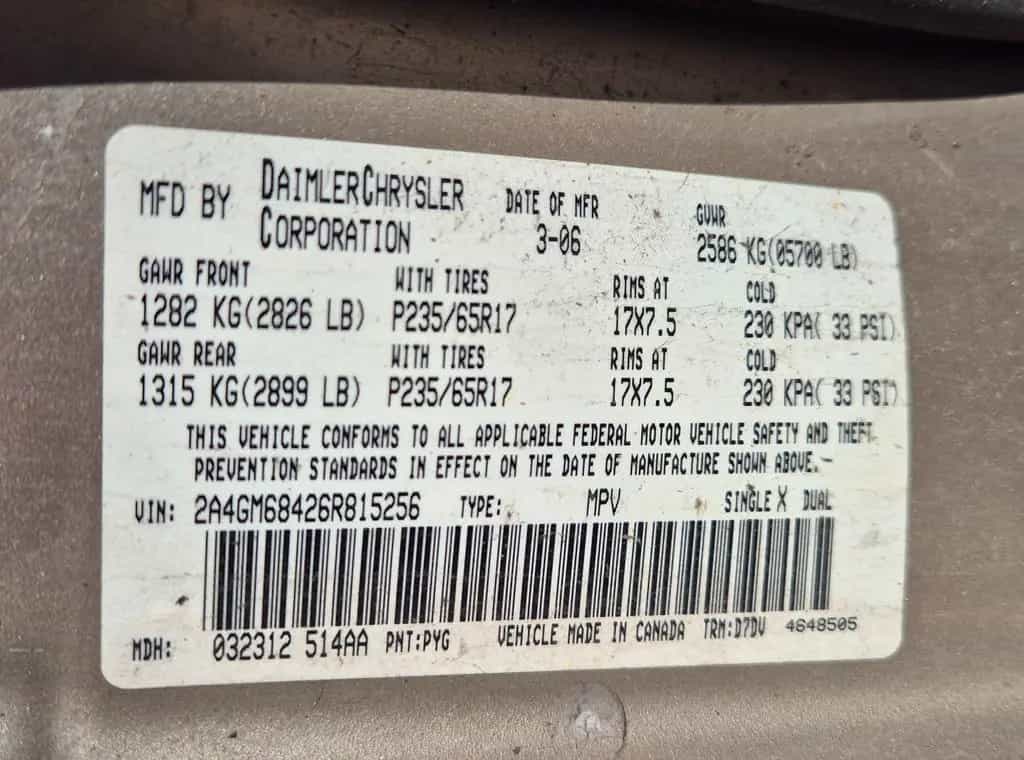 Chrysler Pacifica 03/2006-photo-10