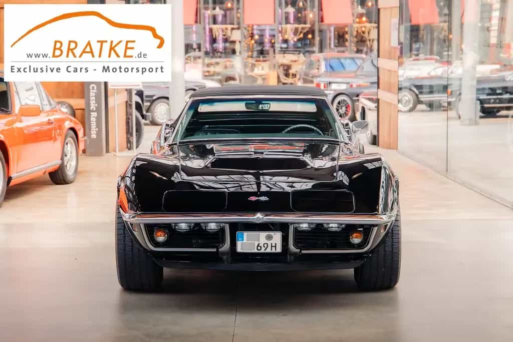 Corvette C3 '69er Stingray triple black 4-Gang matching no. 03/1969-photo-2