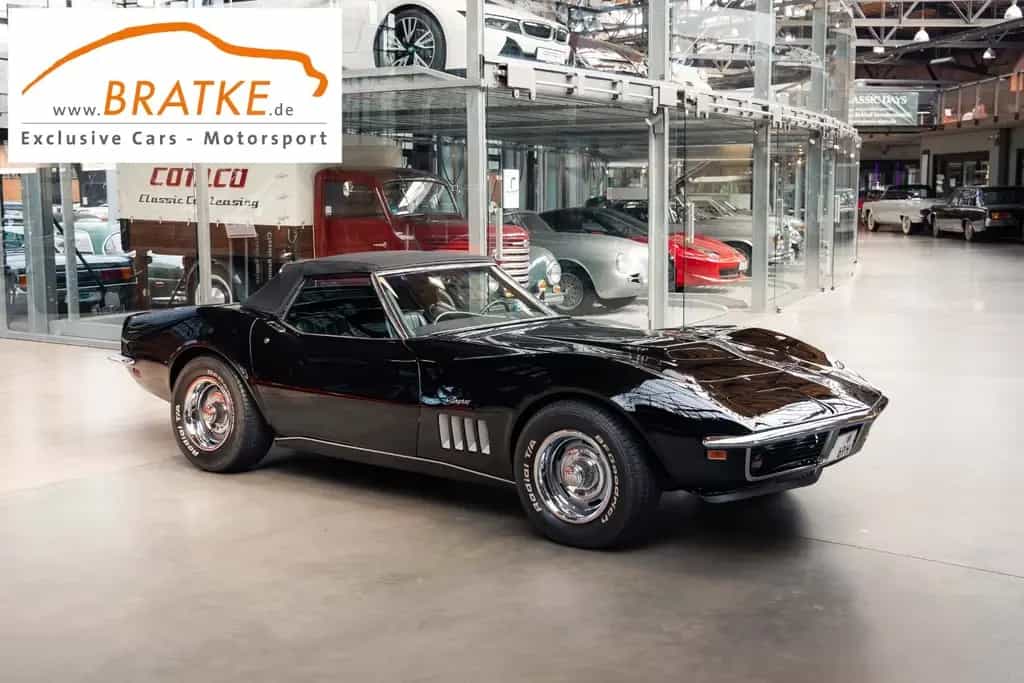 Corvette C3 '69er Stingray triple black 4-Gang matching no. 03/1969-photo-5