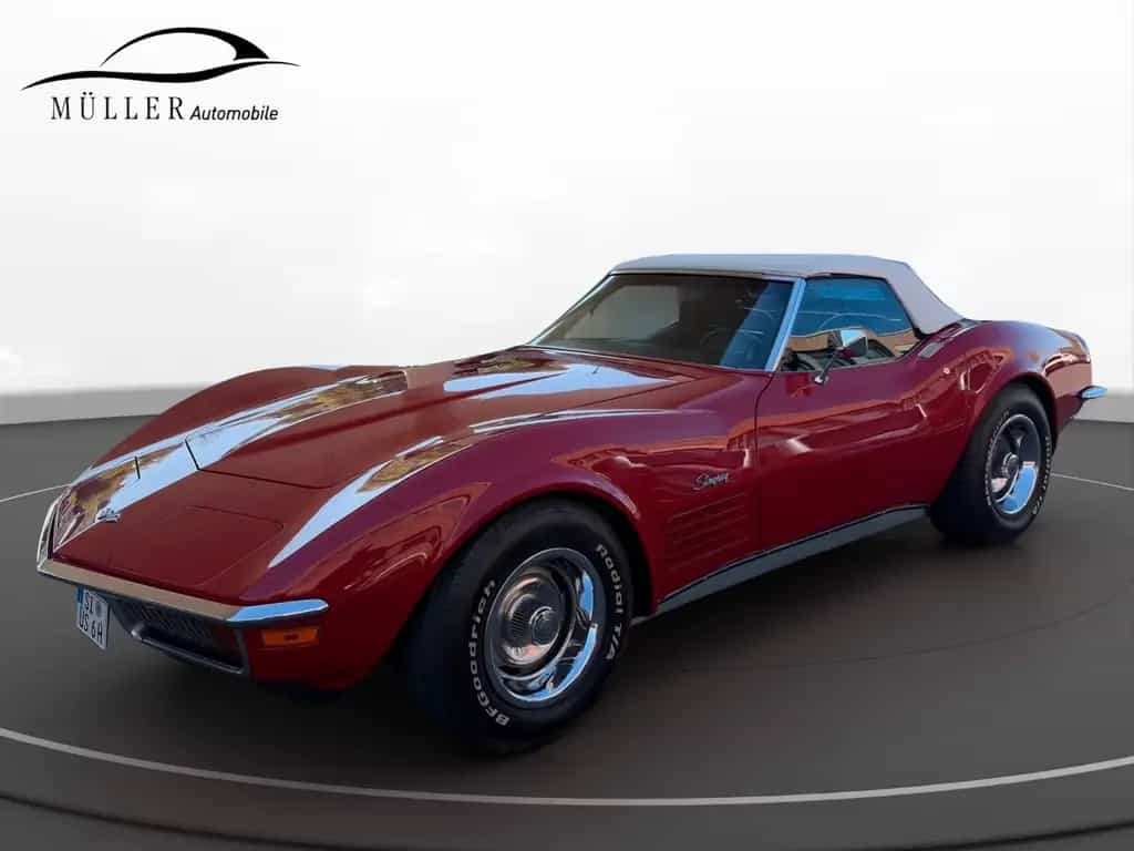 Corvette C3 Cabrio Frame-Off letztes Chrommodell 07/1972-photo-0