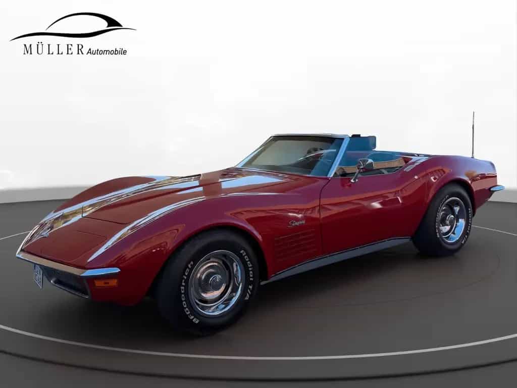 Corvette C3 Cabrio Frame-Off letztes Chrommodell 07/1972-photo-1