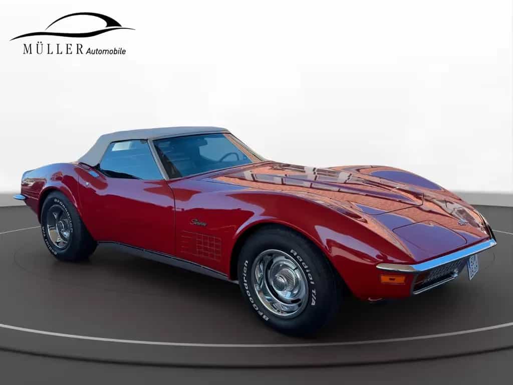 Corvette C3 Cabrio Frame-Off letztes Chrommodell 07/1972-photo-10