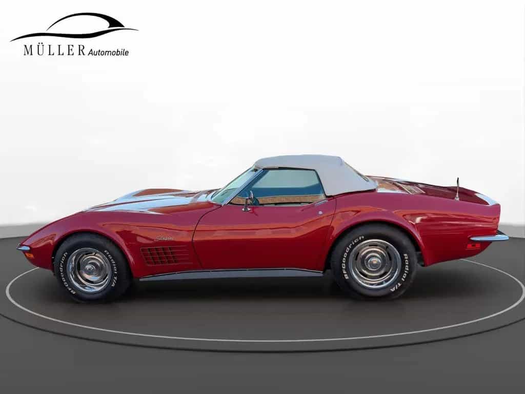 Corvette C3 Cabrio Frame-Off letztes Chrommodell 07/1972-photo-2