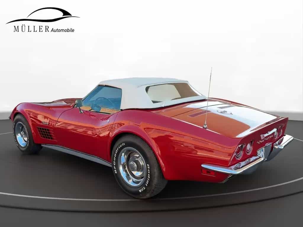 Corvette C3 Cabrio Frame-Off letztes Chrommodell 07/1972-photo-4