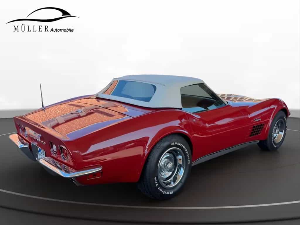 Corvette C3 Cabrio Frame-Off letztes Chrommodell 07/1972-photo-6