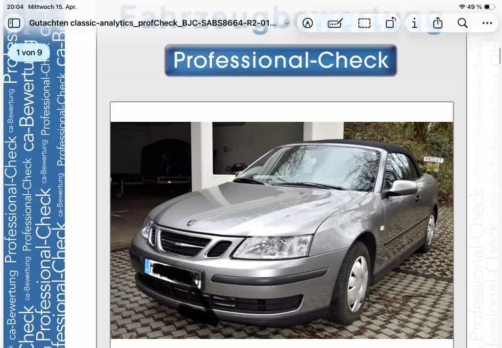 Saab 9-3 1.8t Linear Cabriolet Linear 03/2004-photo-4