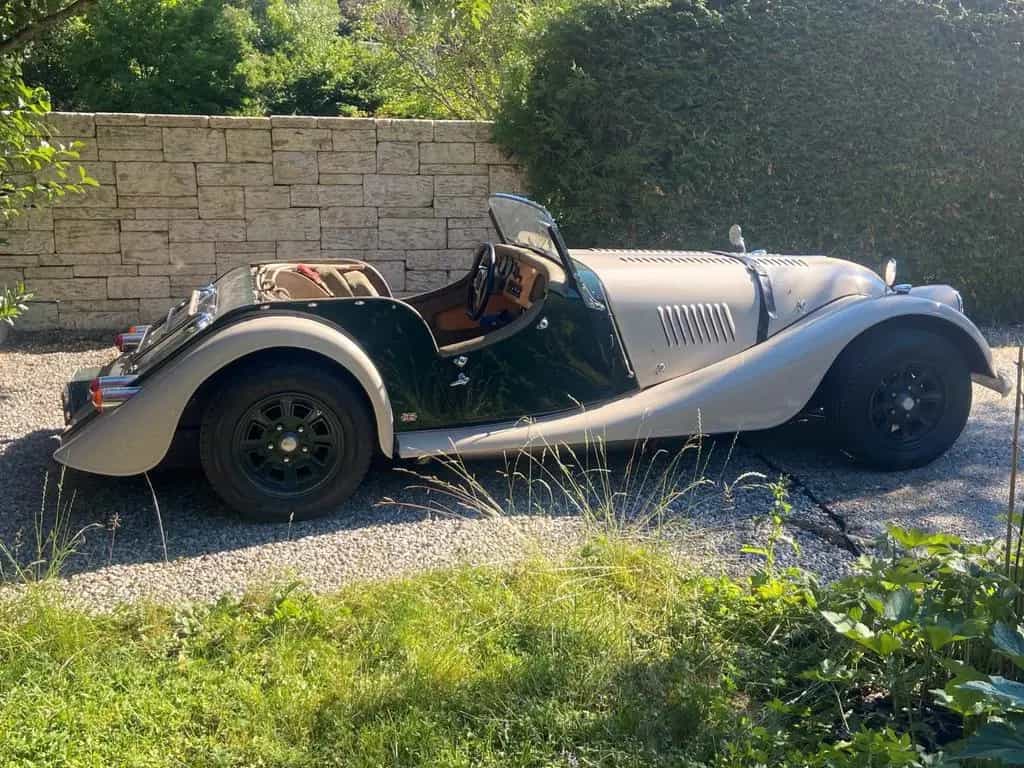 Morgan Plus 8 Einzelstück outlaw Sidepipes, Nubuk... 03/1977-photo-2