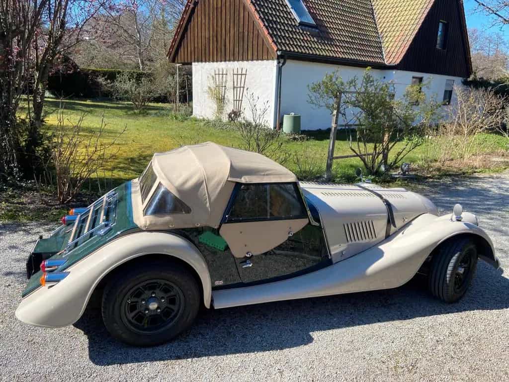 Morgan Plus 8 Einzelstück outlaw Sidepipes, Nubuk... 03/1977-photo-6