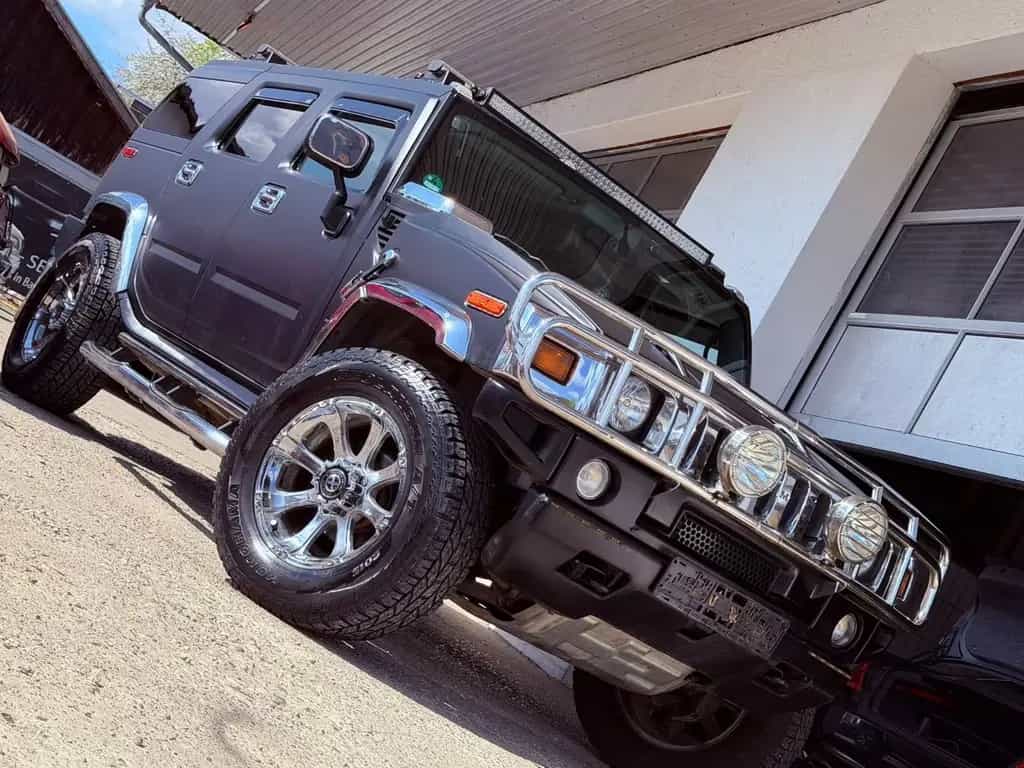 Hummer H2 6.0 V8 *BLACK-CHROM*( OFFROAD-PAKET ) VOLL 07/2005-photo-0