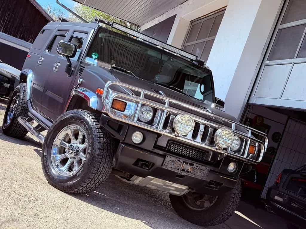 Hummer H2 6.0 V8 *BLACK-CHROM*( OFFROAD-PAKET ) VOLL 07/2005-photo-13
